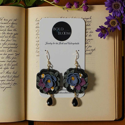Shadow Bloom Earrings